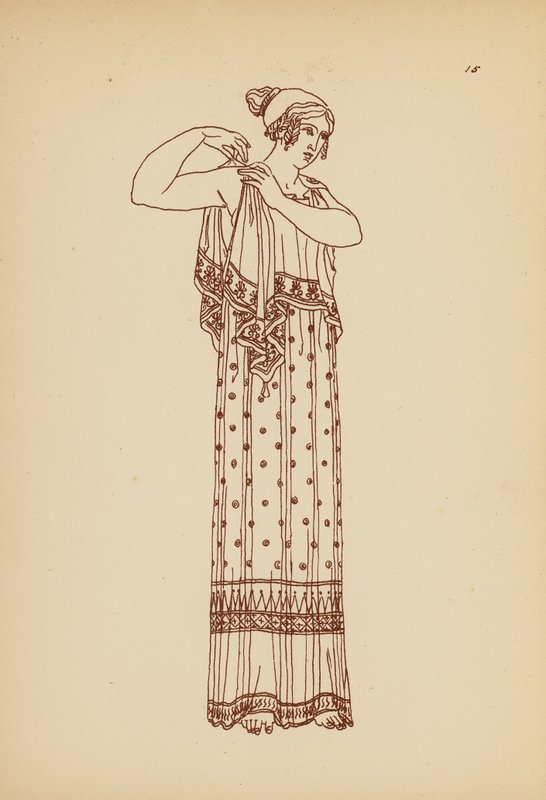 Costume féminin grec ancien - John Moyr Smith
