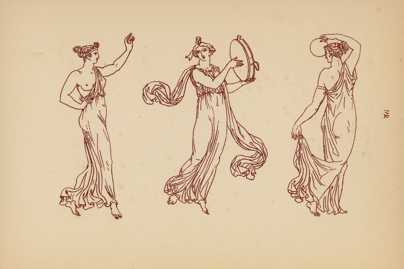 Costume féminin grec ancien - John Moyr Smith
