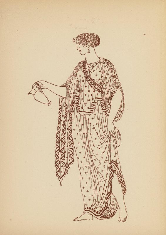 Costume féminin grec ancien - John Moyr Smith