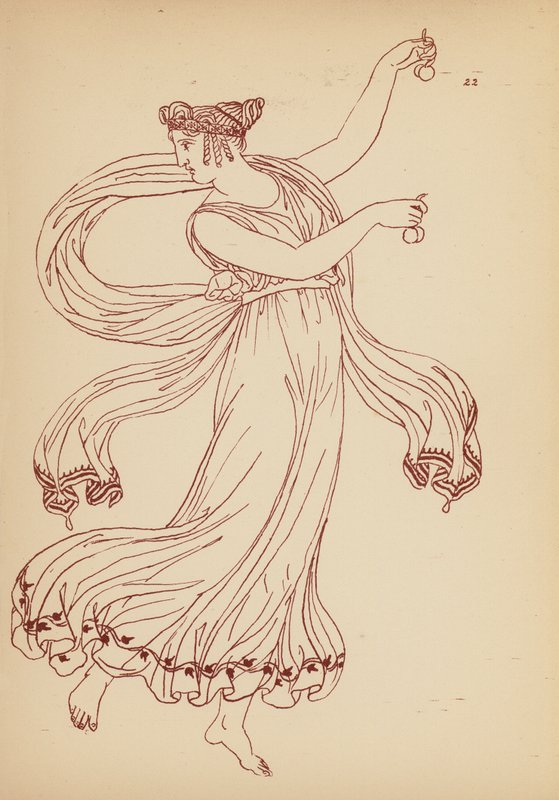 Costume féminin grec ancien - John Moyr Smith