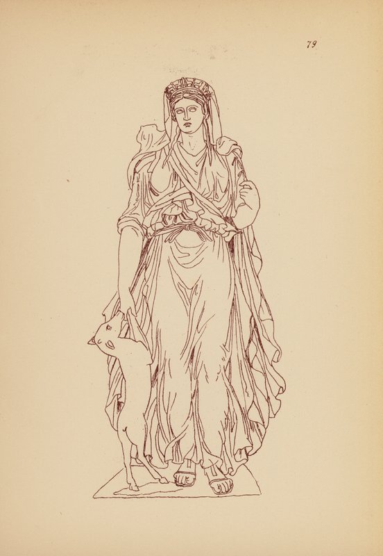 Costume féminin grec ancien - John Moyr Smith