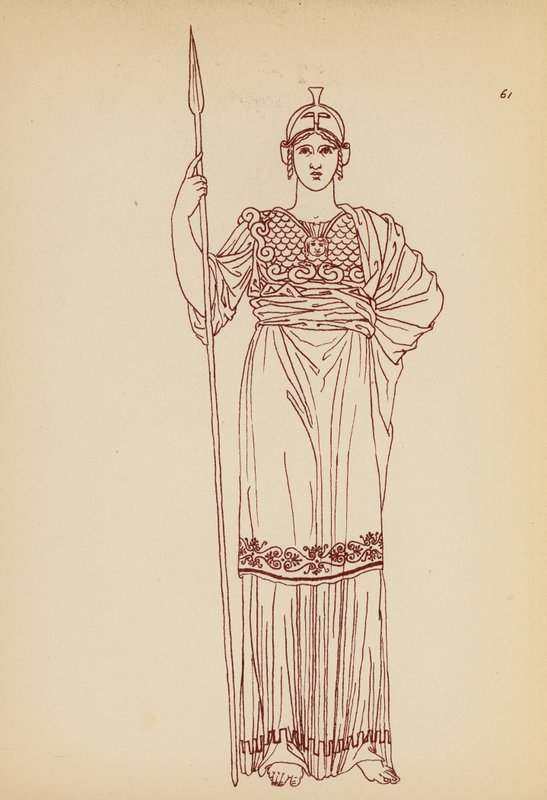 Costume féminin grec ancien - John Moyr Smith