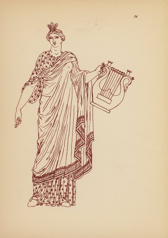 Costume féminin grec ancien - John Moyr Smith