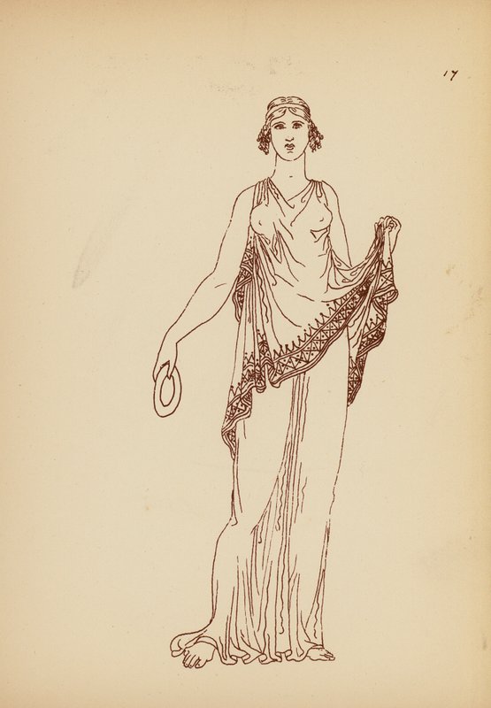 Costume féminin grec ancien - John Moyr Smith