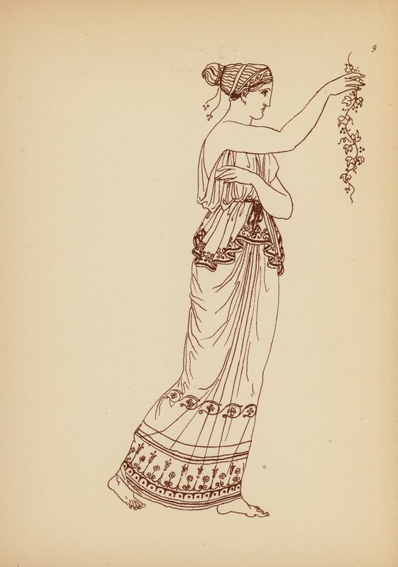 Costume féminin grec ancien - John Moyr Smith