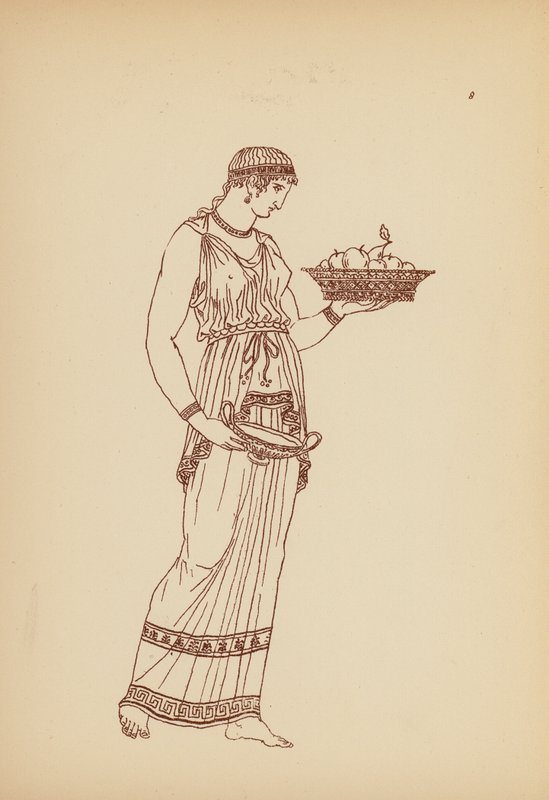 Costume féminin grec ancien - John Moyr Smith