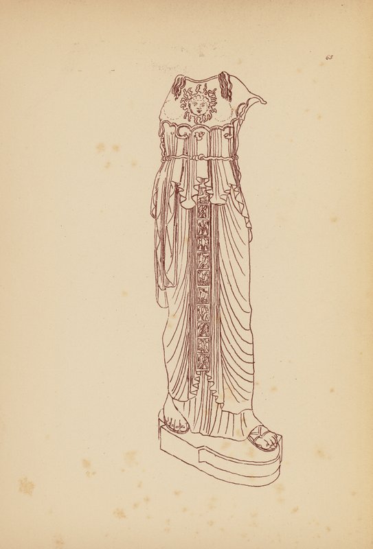 Costume féminin grec ancien - John Moyr Smith
