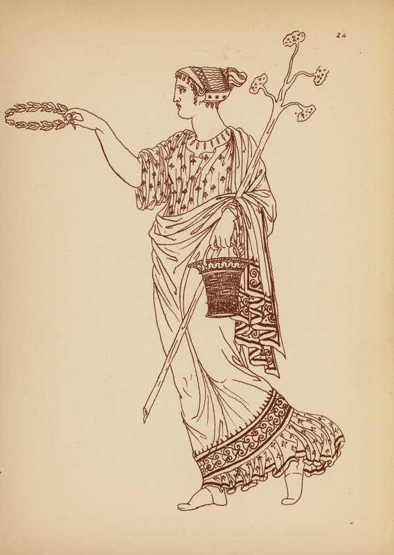 Costume féminin grec ancien - John Moyr Smith