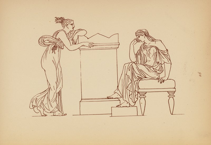 Costume féminin grec ancien - John Moyr Smith