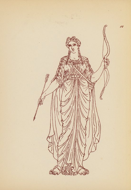 Costume féminin grec ancien - John Moyr Smith