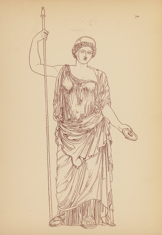Costume féminin grec ancien - John Moyr Smith