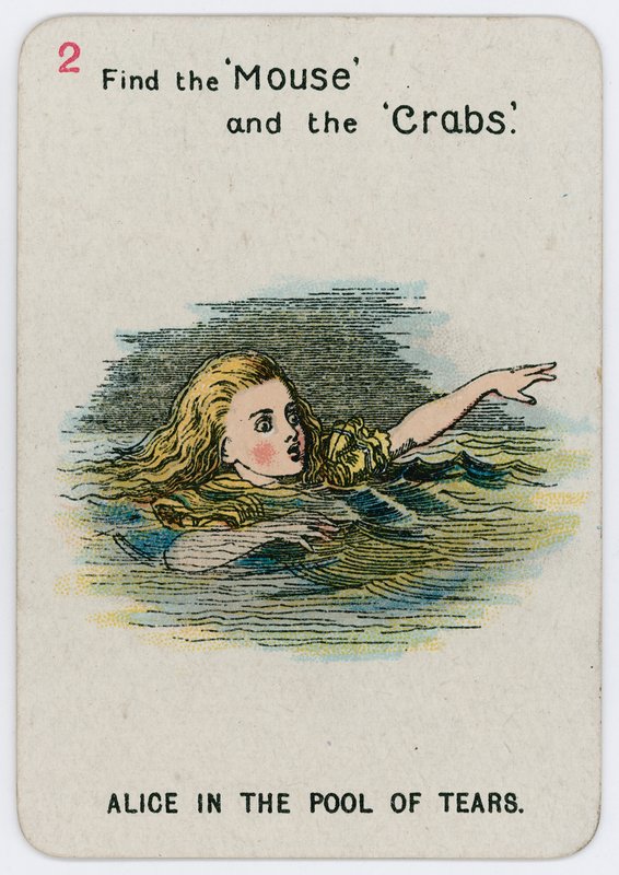 Alice dans la mare de larmes - John Tenniel