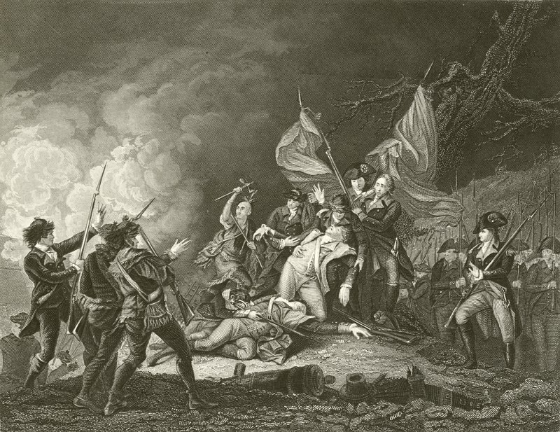 La mort du général Montgomery - John Trumbull