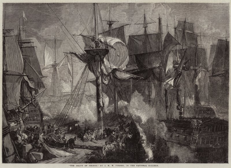 La mort de Nelson - Joseph Mallord William Turner