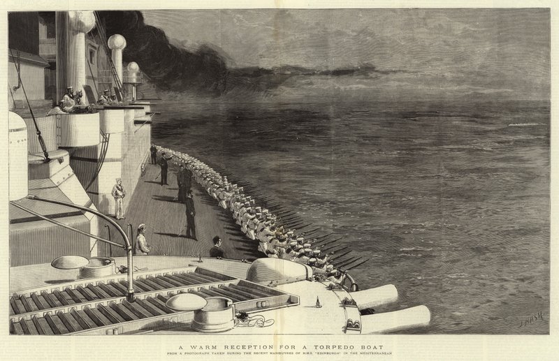 Un accueil chaleureux pour un bateau torpilleur - Joseph Nash