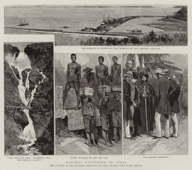Extension Ferroviaire en Inde - Joseph Nash