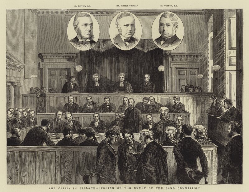 La Crise en Irlande, Ouverture de la Cour de la Commission Foncière - Joseph Nash
