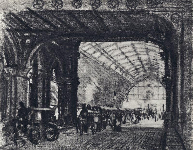 Gare de St Pancras - Joseph (after) Pennell