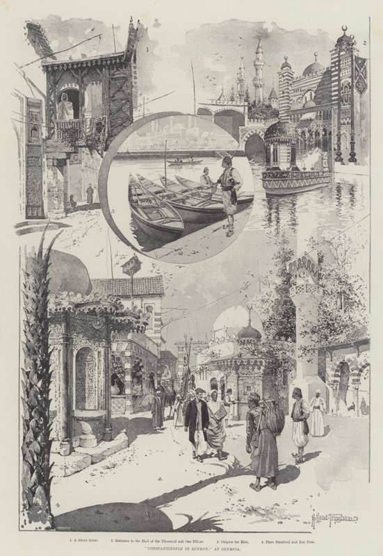 Constantinople à Londres, à Olympia - Joseph Holland Tringham