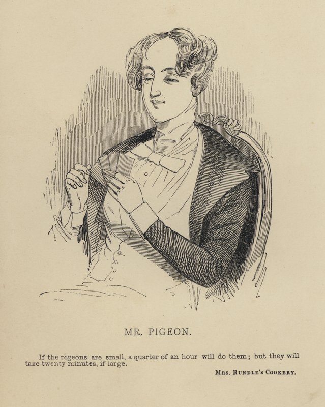 Kenny Meadows : M. Pigeon - Joseph Kenny (after) Meadows