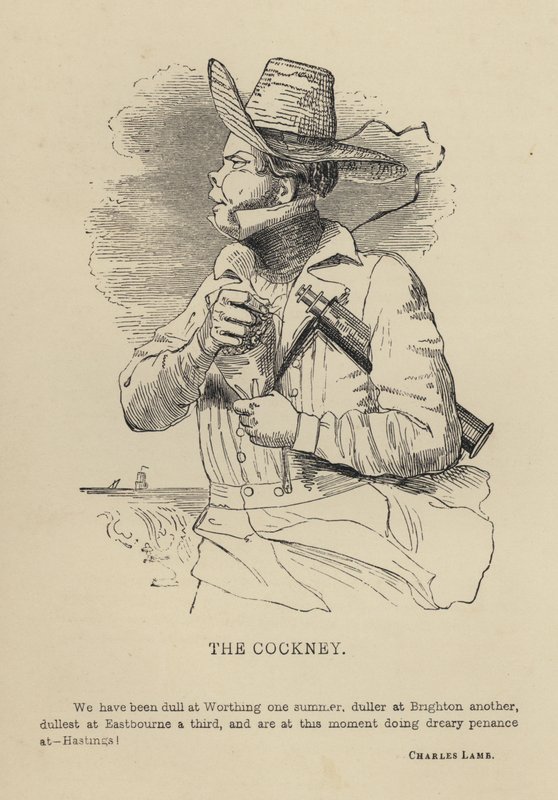Le Cockney de Kenny Meadows (gravure) - Joseph Kenny (after) Meadows
