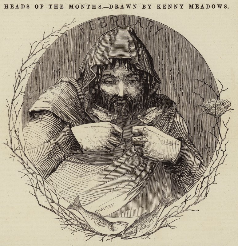 Les Têtes des Mois - Joseph Kenny Meadows
