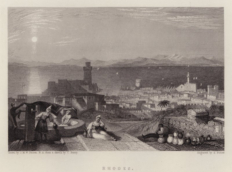 Rhodes - Joseph Mallord William (after) Turner