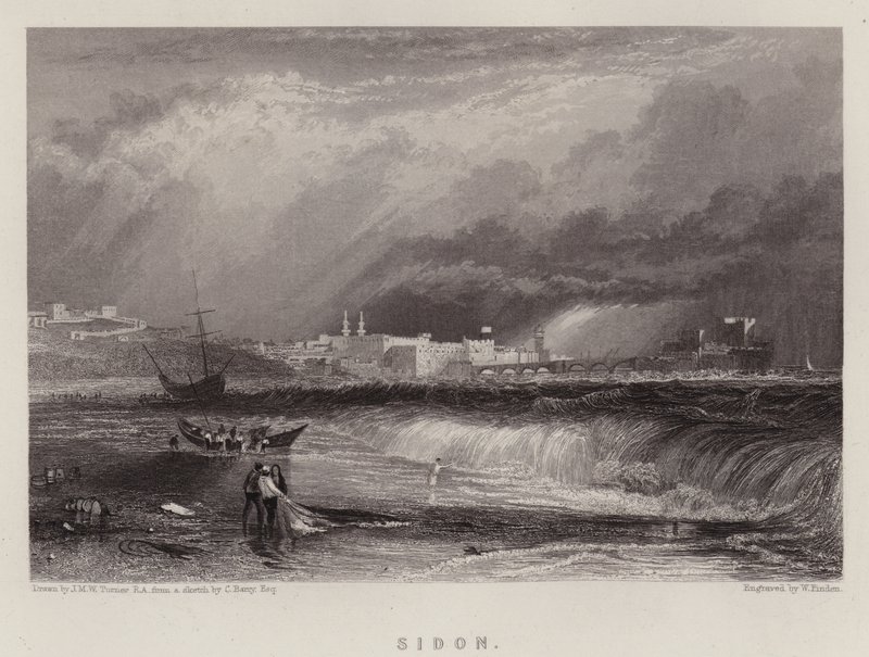Sidon - Joseph Mallord William (after) Turner