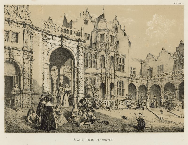 Holland House, Kensington - Joseph Nash