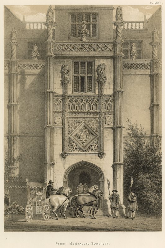 Porche, Montacute, Somerset - Joseph Nash