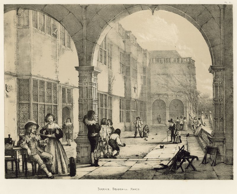 Terrasse, Bramshill, Hants - Joseph Nash