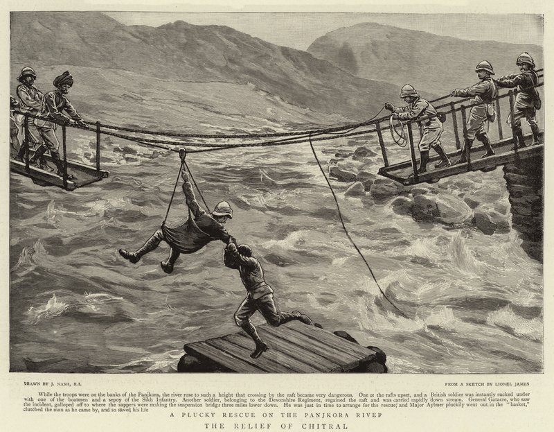 Le secours de Chitral - Joseph Nash