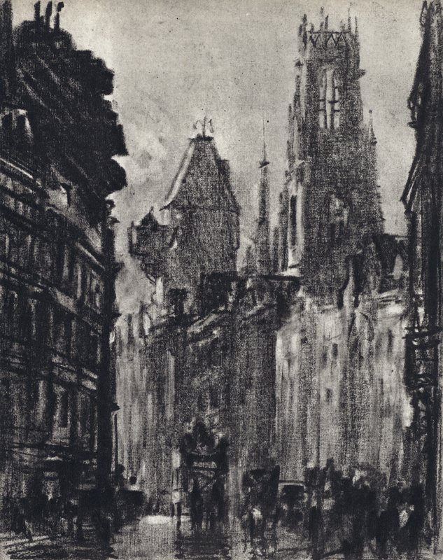 Fleet Street - Joseph Pennell