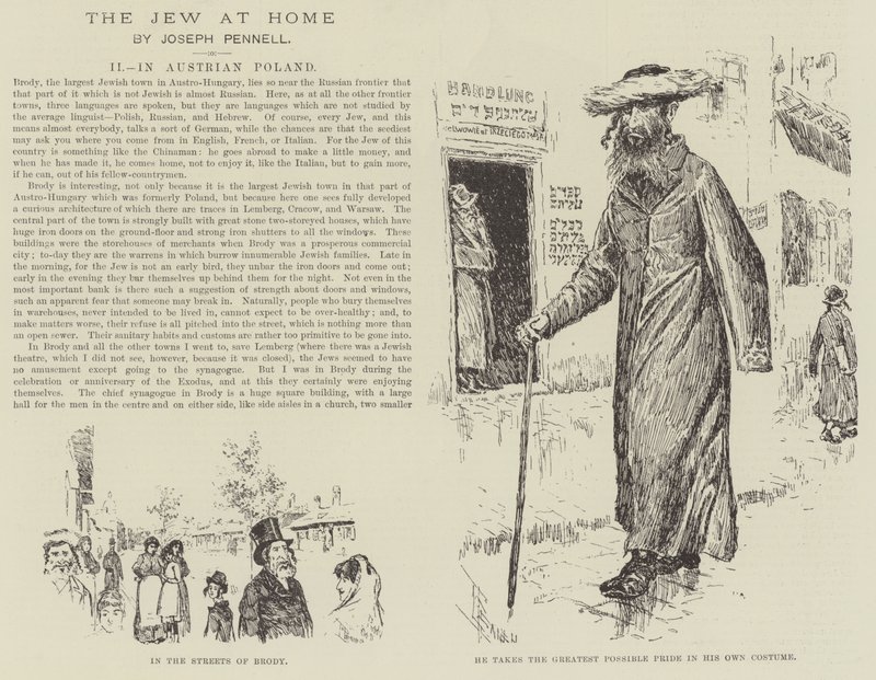 Le Juif chez lui, par Joseph Pennell - Joseph Pennell