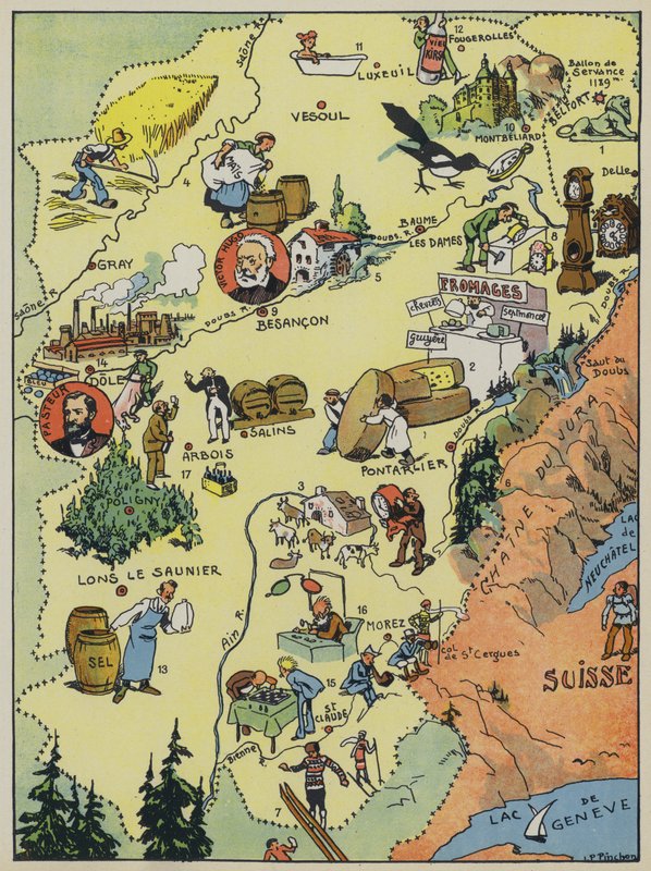 France-Comté - Joseph Porphyre Pinchon