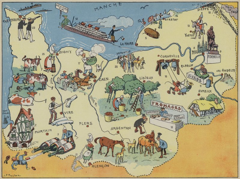 Normandie - Joseph Porphyre Pinchon