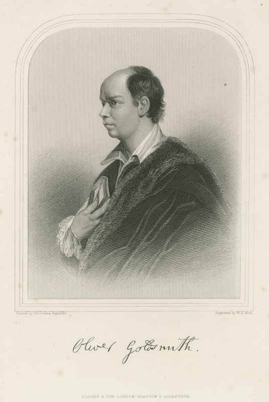 Oliver Goldsmith, auteur anglo-irlandais - Joshua Reynolds