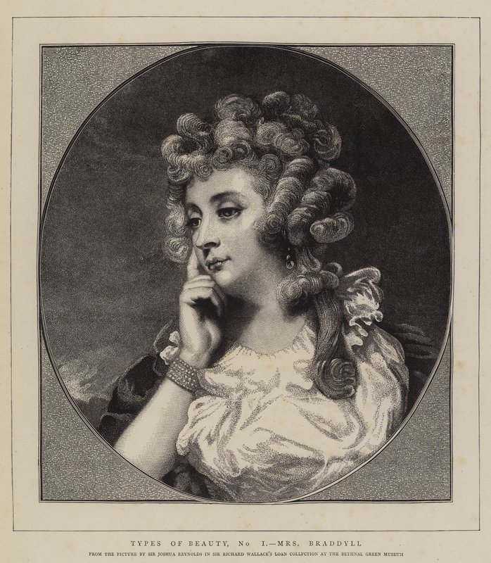 Types de beauté, No I, Mme Braddyll - Joshua Reynolds