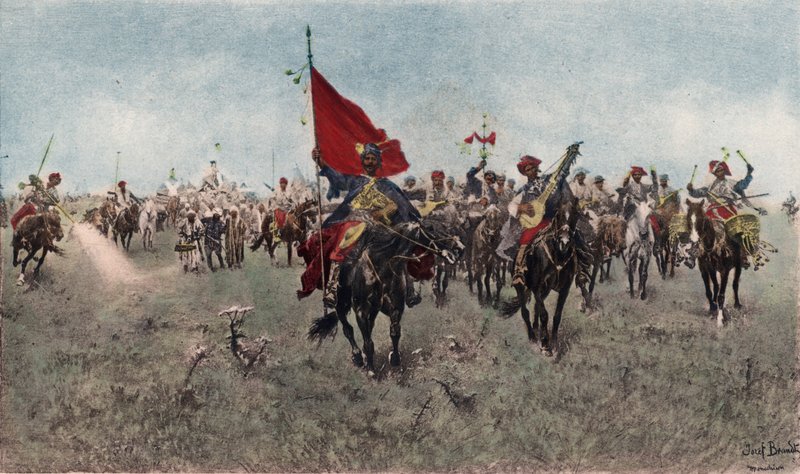 Cavalerie kurde en marche - Jozef Brandt