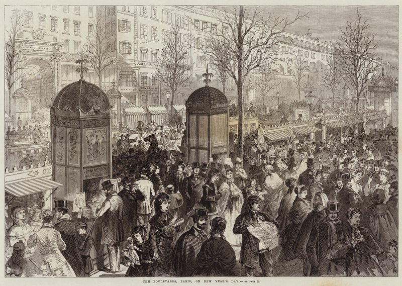 Les Boulevards, Paris, le jour de l