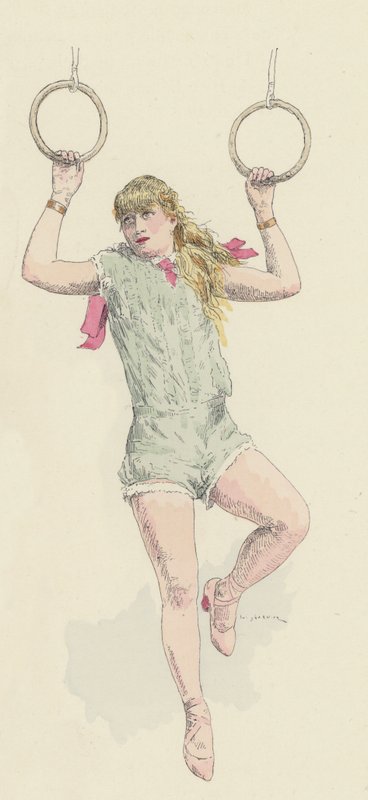 Gymnaste féminine - Jules Arsene Garnier