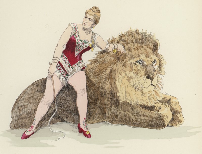 Dompteuse de lions - Jules Arsene Garnier