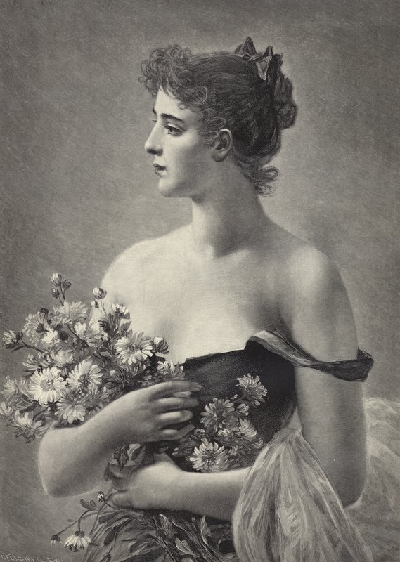 Un doux bouquet - Jules Frederic Ballavoine