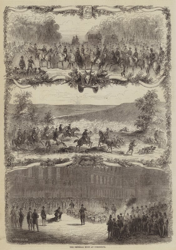 La chasse impériale à Compiègne - Jules Gaildrau