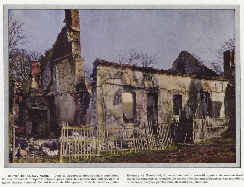 Ruines de la Savinerie - Jules Gervais Courtellemont