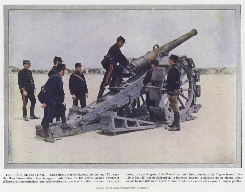 Une Pièce de 120 Long - Jules Gervais Courtellemont