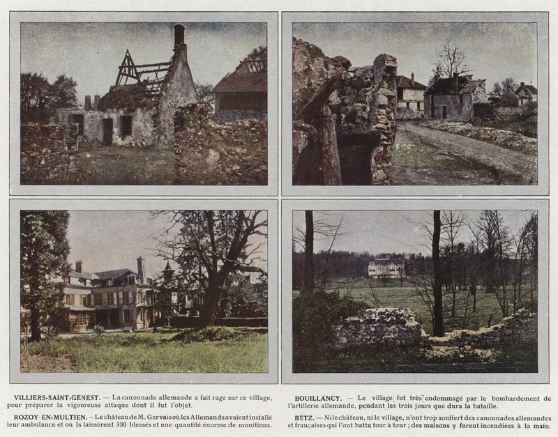 Villiers-Saint-Genest, Bouillancy, Rozoy-en-Multien, Betz - Jules Gervais Courtellemont