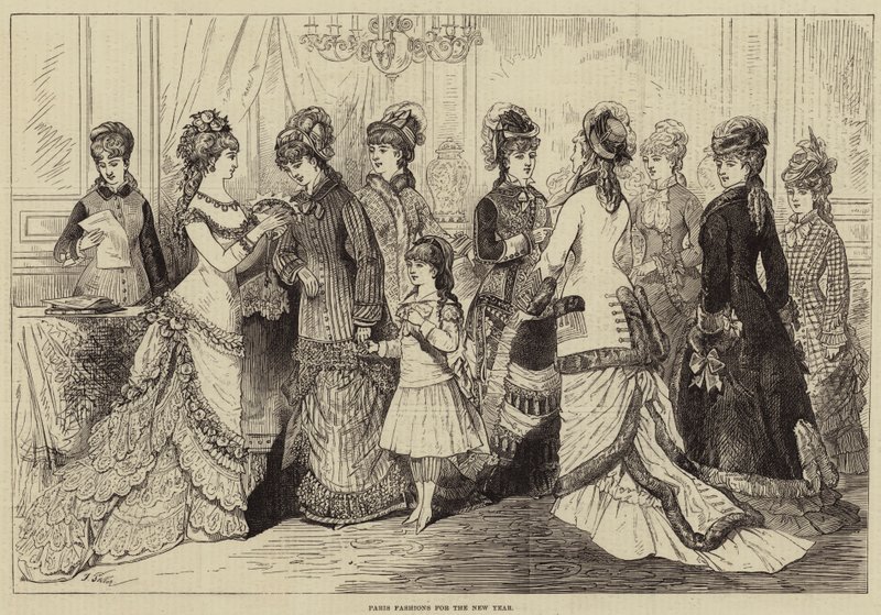 Modes parisiennes pour le Nouvel An - Jules Pelcoq