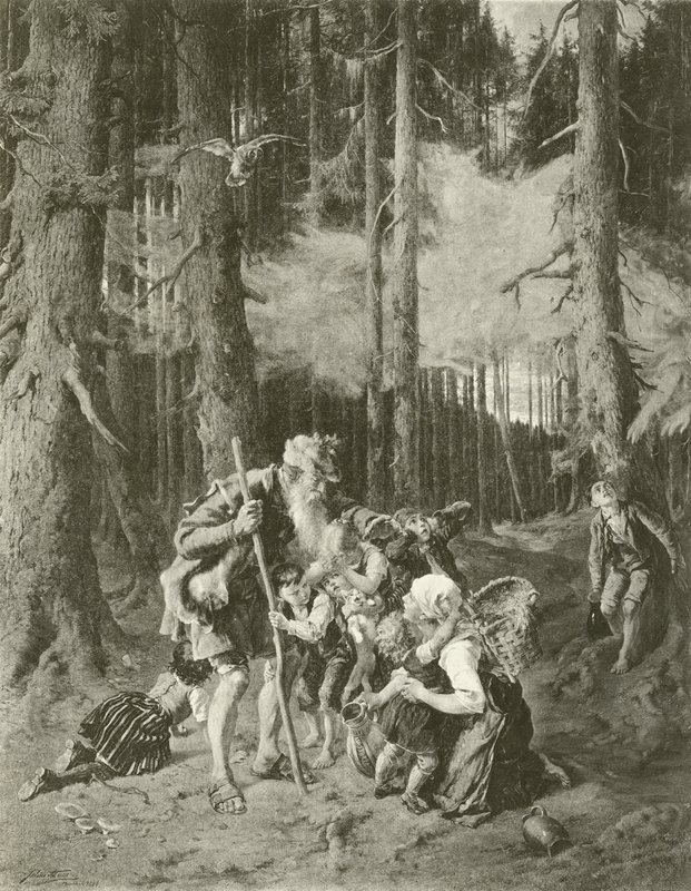 Le fidèle Eckart (gravure) - Julius Adam