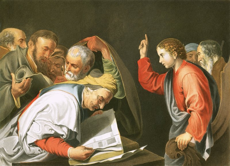 Le Christ parmi les docteurs - Jusepe de Ribera